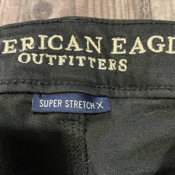 American Eagle skinny jeggings - super stretch size 8 black - Picture 3 of 8